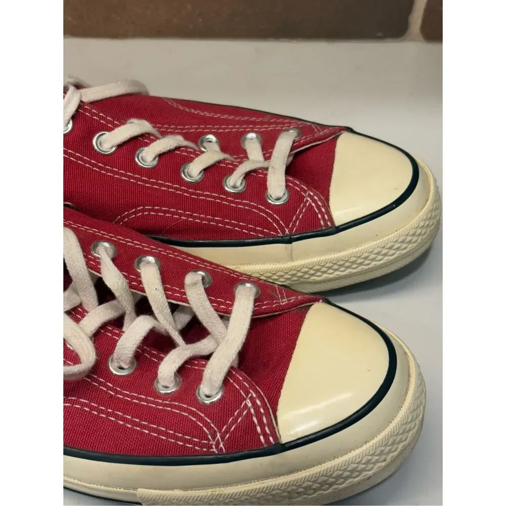 Converse All Star Sneakers Men Size 11 Dark Pink‎ Red Low Top